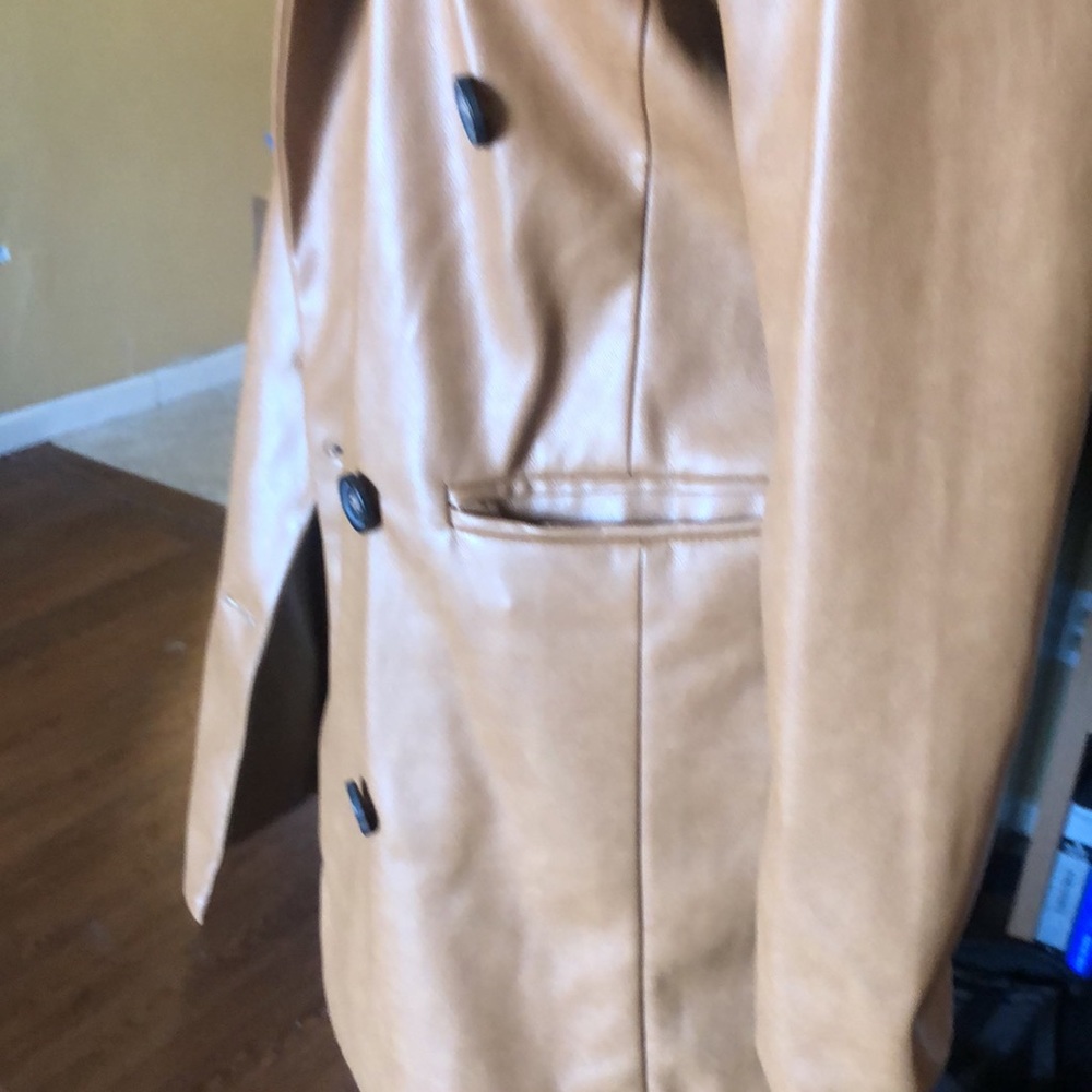 NWT 7 FOR ALL MANKIND FAUX LEATHER JACKET - Picture 10 of 11
